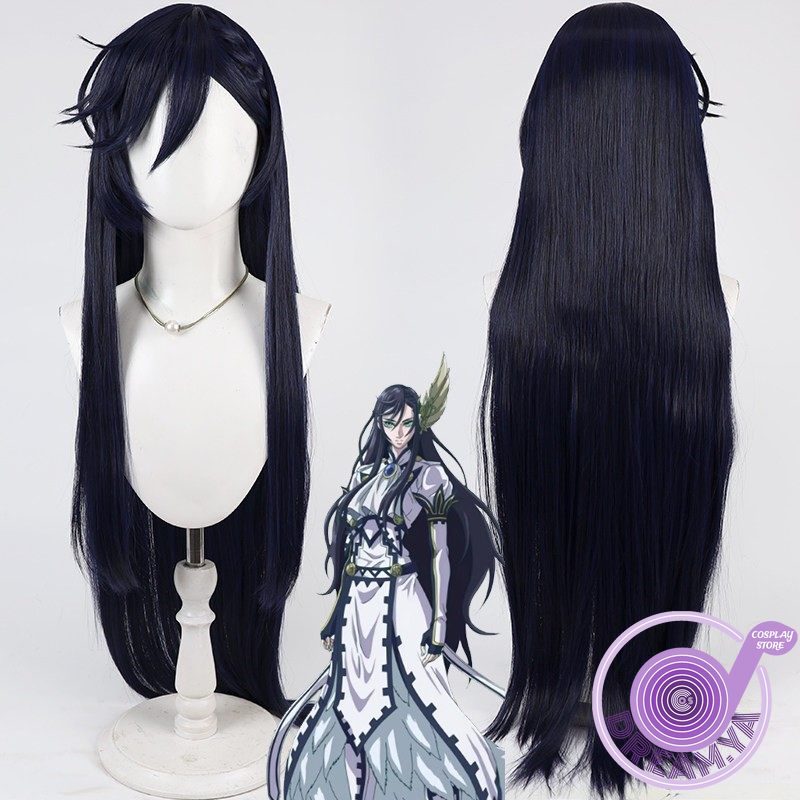 Brunhilde Cosplay Wig Record o - Anime Cosplay Blue Hair 评论和价格
