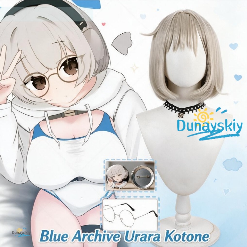 Blue Archive Urara Kotone Role - Anime Cosplay Blue Hair 评论和价格