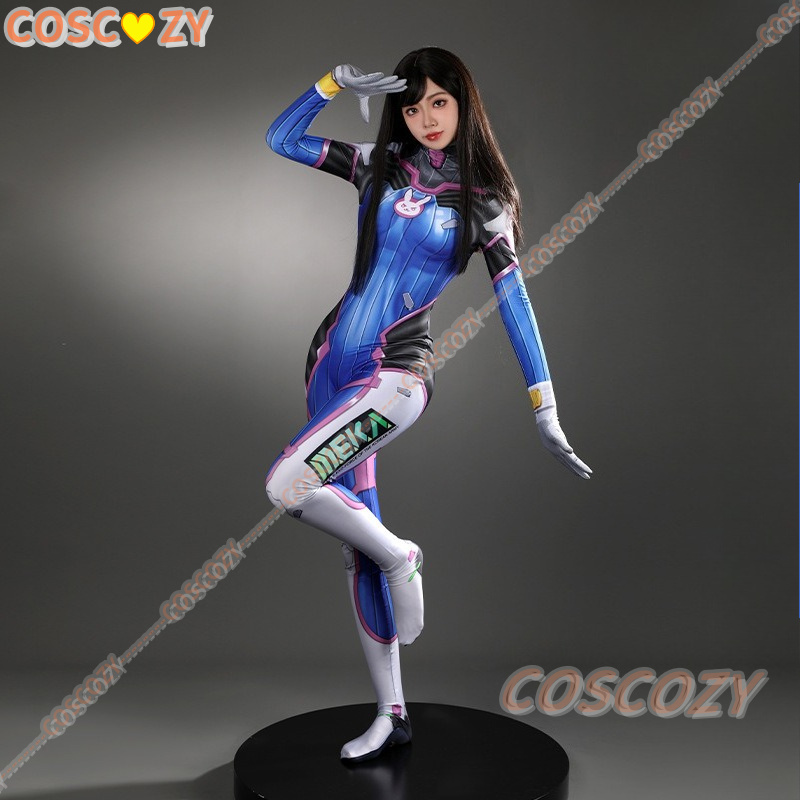 Women Dva Cosplay Complete Out - Anime Cosplay Jumpsuit 评论和价格