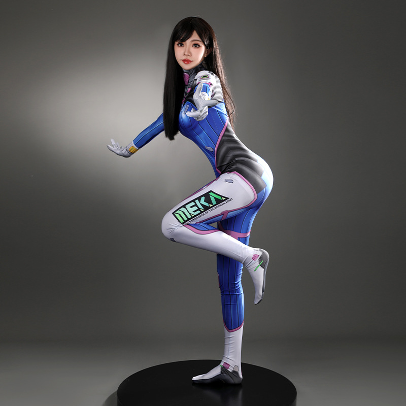 Women Dva Cosplay Complete Out - Anime Cosplay Jumpsuit 评论和价格