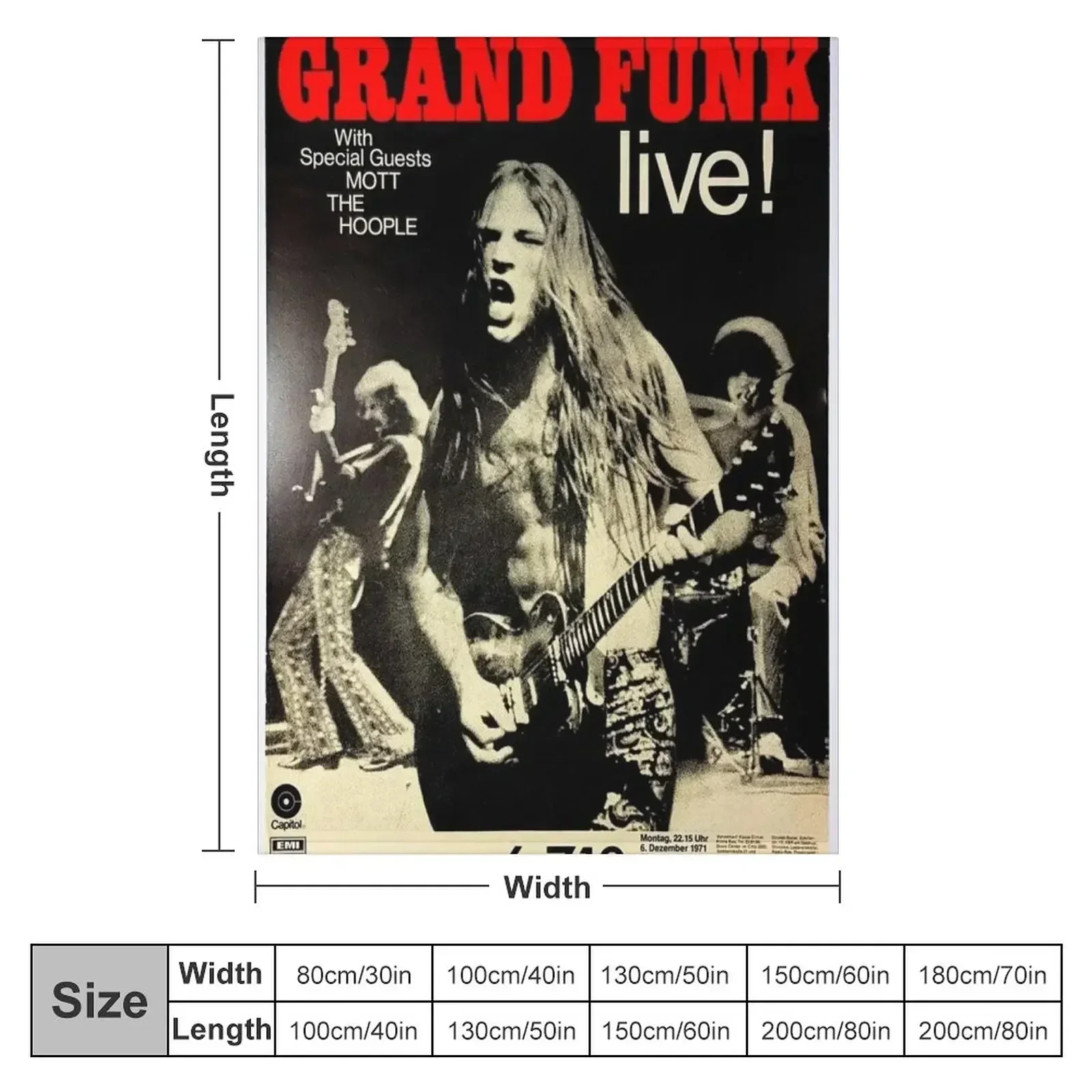 Grand Funk - Concert Poster. T - Anime Cosplay Idea 评论和价格