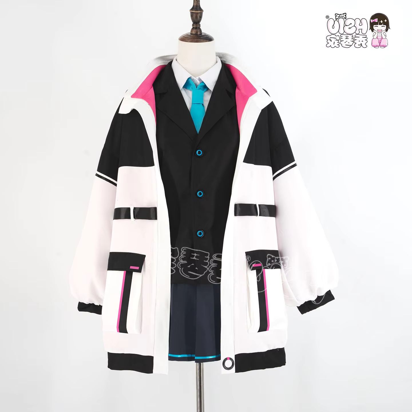 Blue Archive Kei Cosplay Costu - Anime Cosplay Blue Hair 评论和价格