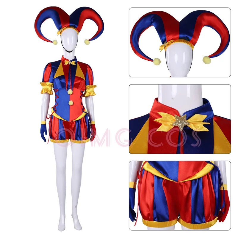 The Amazing Digital Circus Pom - Anime Cosplay Jumpsuit 评论和价格